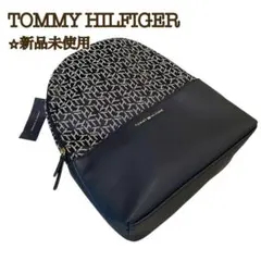 【新品】トミーヒルフィガー ウィローⅡバックパック ネイビー モノグラムロゴ