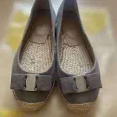 最終値下 Salvatore Ferragamo エスパドリーユフラットシューズのサムネイル