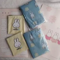 明日ね上げ前SALE】ミッフィーのエコバッグ＆ベロア素材ポーチ 各２点セット