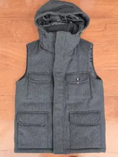 BEAMSHEART ダウンベスト グレー Sサイズ