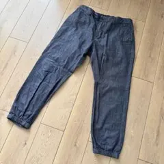 ブランド不明 カジュアル ナチュラル モード 大人 デニム 上品 ジョガーパンツ