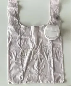 【新品】スリーピー　ポーチ付きエコバッグ　ねこのサムネイル