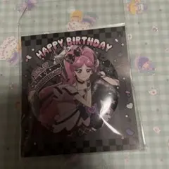 キミとアイドルプリキュア　キュアキッス　バースデーグッズ　缶バッジ