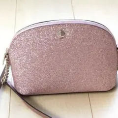 ケイトスペード グリッター ショルダーバッグ ピンク