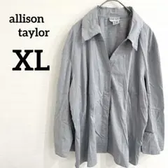 allison taylor✨【XL】グレー 長袖シャツ