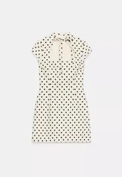 【20日まで】ZARA ドットプリントショートワンピース