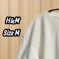 H&M Blank Staples 無地Tシャツ 白 M オーバーサイズのサムネイル