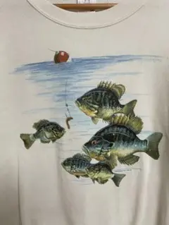 デルタ　スウェット　アメリカ製　80's ブルーギル　XL