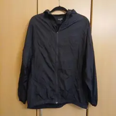 GU ブラックナイロンジャケット XL