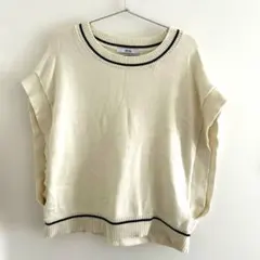 relume ホワイトニットベスト ジャーナルスタンダードレリューム