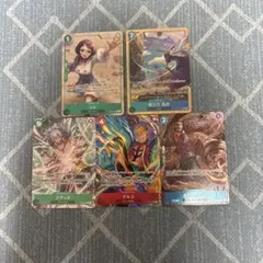 ワンピースカードゲーム　パラレル、SEC、SR まとめ売り　スリーブ付き被りあり