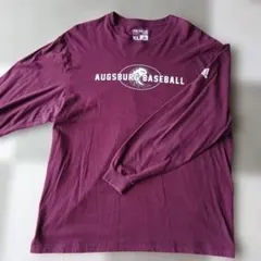 【USED】アディダス　ベースボール　長袖Tシャツ　XLサイズ