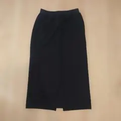 UNIQLOユニクロドライスウェットナローロングスカートブラックMのサムネイル