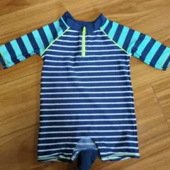 GAP ベビー水着 12-18ヶ月 ネイビー ストライプ