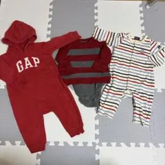 まとめ売り　GAP MIKIHOUSE カバーオール　ロンパース　ベビー服　70