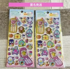 新品　正規品　サンリオ　平成はっぴーフォン　ステッカー　立体シール