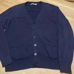 レディースカーディガン　制服　　ネイビー