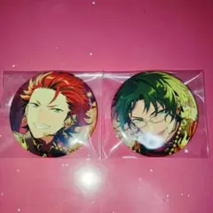 あんさんぶるスターズ！　蓮巳敬人　鬼龍紅朗　コレクション　缶バッジ　セット