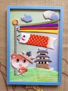 押し絵 、タペストリー 、フレ－ム「楽しい花火」 - メルカリ