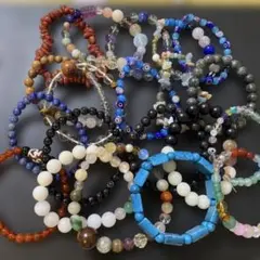 大特価‼️20本天然石ブレスレットまとめ売り