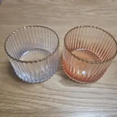 ガラスの小物入れ　2個