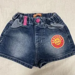 ベビードール　ショートパンツ　90 デニム ロゴ　ボトムス
