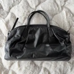 HANAEMORI ブラック ショルダーバッグ