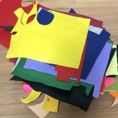 フェルト はぎれ カラフル