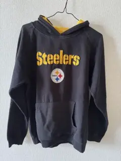 メンズパーカー NFL Steelers 黒/黄色　秋冬