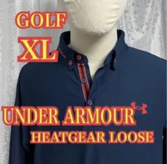 UNDER ARMOUR GOLF 長袖　ポロシャツ　HEATGEAR XL