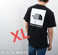 THE NORTH FACE ブラック/ホワイト Tシャツ XL