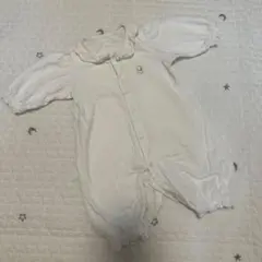 familiar刺繍 半袖ロンパース 50-60