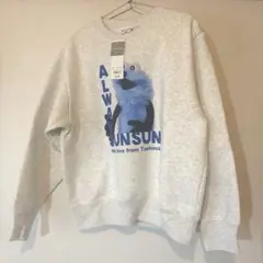 【新品未開封】GU ヘビーウェイトスウェットプルオーバー パペットスンスン S