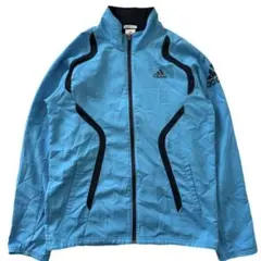 【CLIMACOOL / adidas】ライトブルー ジャケット 登山 サイズM