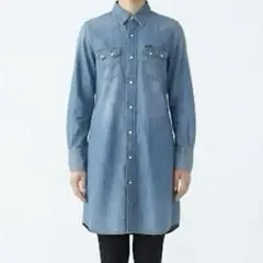 Lee×NOLLEY’S 別注 2way デニムワンピース 羽織 M 体型カバー