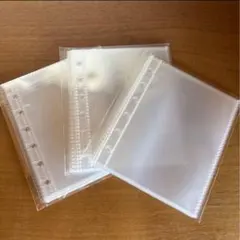 【リフィル30枚】　A7 6穴サイズ シール帳 バインダー対応