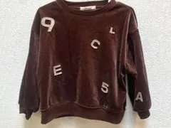 Écla sim のベロア調トップス