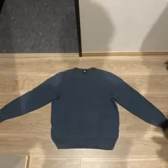 UNIQLO ダークブルー クルーネックセーター
