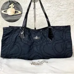 vivienne westwood スクイグル ナイロン トートバッグ