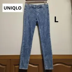 UNIQLO ウルトラストレッチデニム レギンスパンツ　スキニー　レディース　L