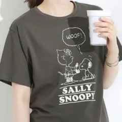 SNOOPY ☆ SALLY プリント 【PEANUTS】ひんやりTシャツ