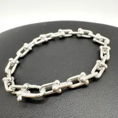 極美品】ティファニー ハードウェア ラージリンク ブレスレット 20cm