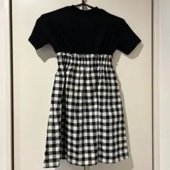 ブランシェス★ 半袖チェックワンピース　120cm