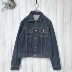 美品 レディース アウター ダークデニム (M) クロップドジャケット