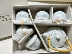 【新品】有田焼 ぶどう柄 湯呑み　コップ　5個セット　急須