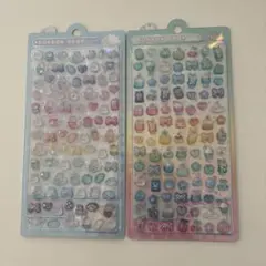 【正規品】ボンボンドロップシール 2枚セット　なないろ　めろめろ　ミニ