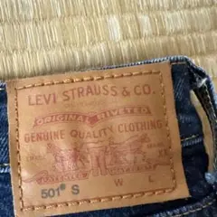 Levi's 501 濃紺 ダメージ加工 ストレートデニムのサムネイル