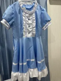 コスプレ メイド服 水色