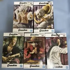 ワンピース grandista ルフィ　シャンクス ゾロ