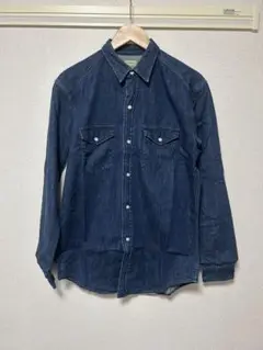 MASTERPIECE everwear ダークブルー デニムシャツ